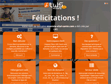 Tablet Screenshot of essensia-vital-sante.com
